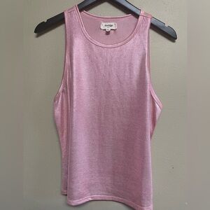 Porridge by Anthropologie Metallic Pink Tank Top